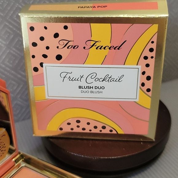 Too Faced Fruit Cocktail Blush Duo - Papaya Pop (Sold Out Online) - Picture 3 of 8